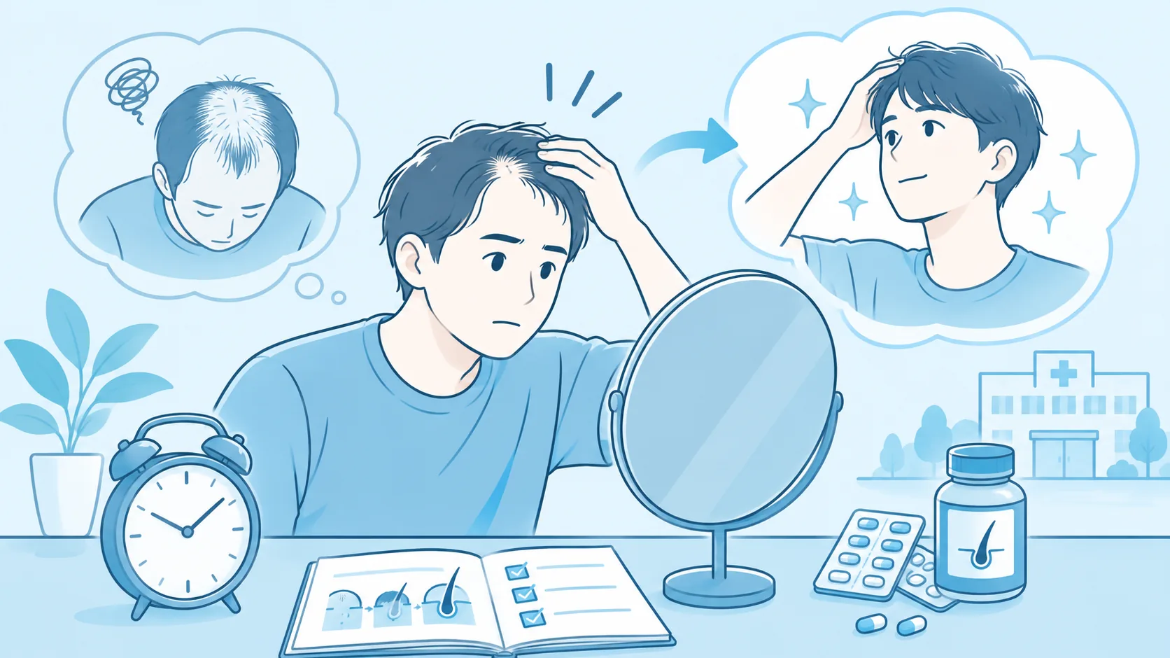 チビがハゲたら終わり？低身長×薄毛の不安——156cmがAGAを本気で調べて出した『早く知る』という答え